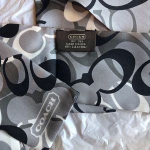 Coach Accessories - Coach Silk Signature Scarf Coach Accessories - Coach Silk Signature Scarf